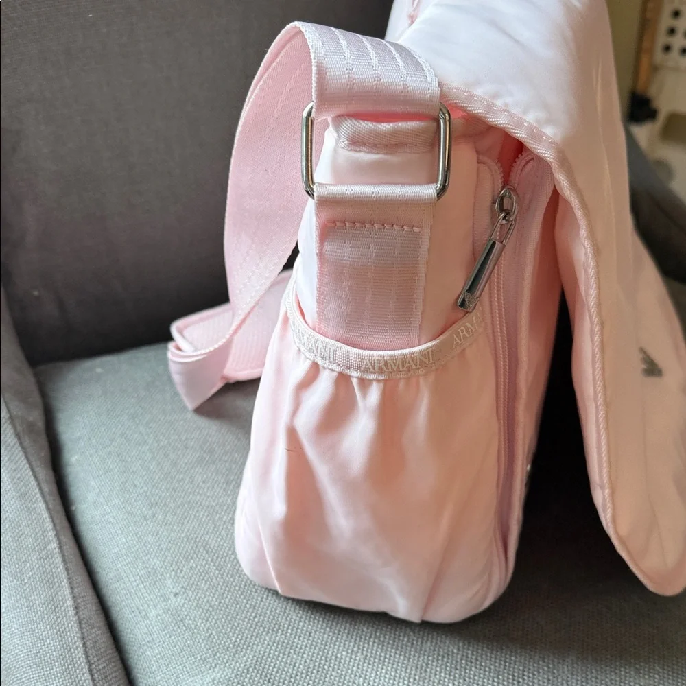 Emporio Armani Soft Pink Baby Bag